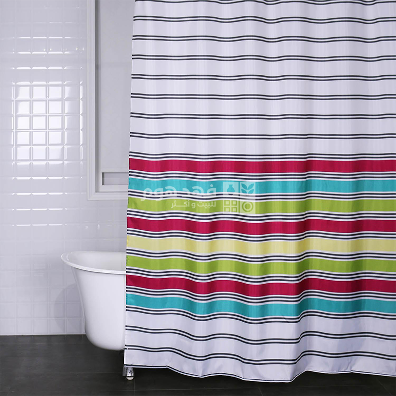 ستارة حمام طبقة 240*200 سم STRIPE SHOWER CURTAIN