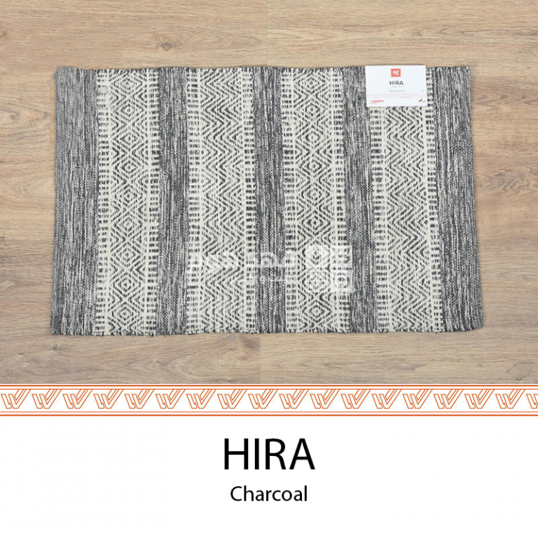 دعسة هندي قطن 60*90سم HIRA CHARCOAL