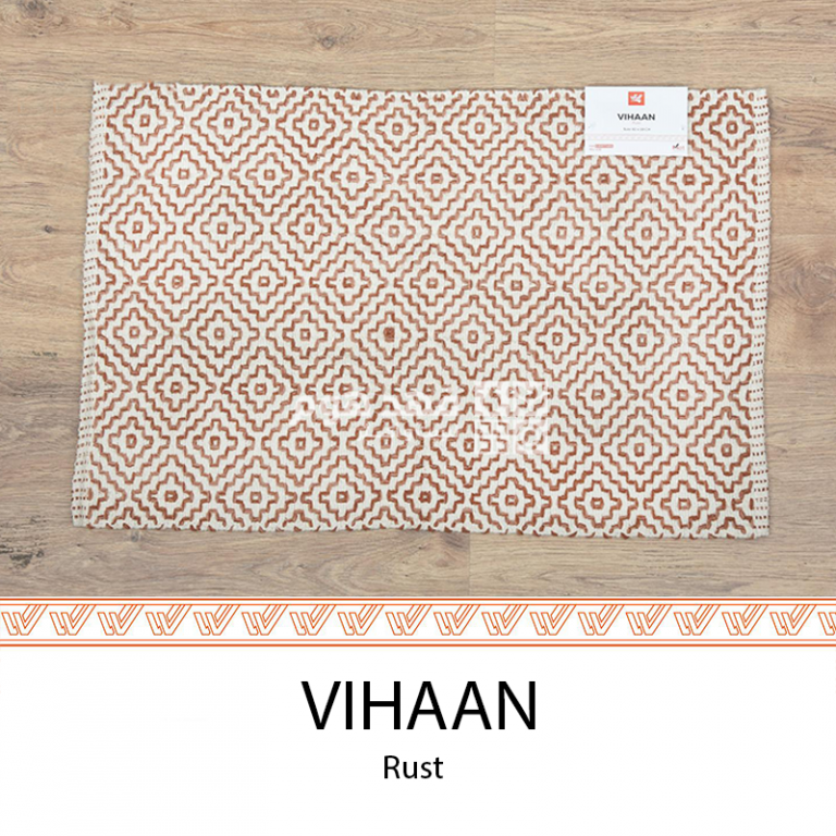 دعسة هندي قطن 60*90سم VIHAAN RUST